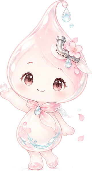 相談ボットのキャラクター ナガノのあわわちゃん